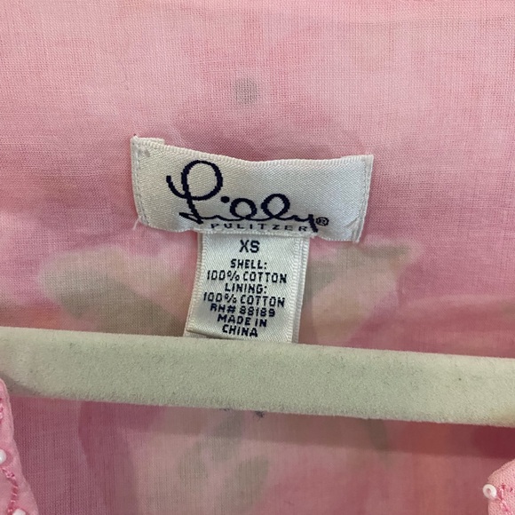 Lillly Pulitzer Jungle floral & bead Embroidery dress tunic - Picture 8 of 14